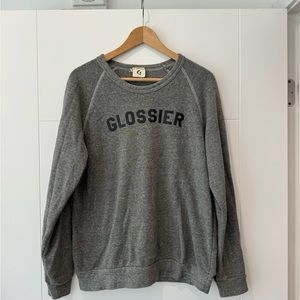 Men’s glossier medium pullover crew neck sweatshirt